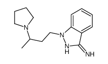 1-(3-pyrrolidin-1-ylbutyl)indazol-3-amine Structure