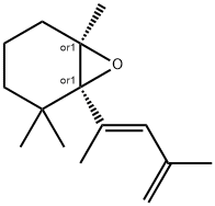 7-Oxabicyclo[4.1.0]heptane, 1-(1,3-dimethyl-1,3-butadienyl}-2,2,6-trimethyl- (E)-结构式