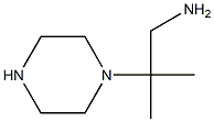 1-Piperazineethanamine,-bta-,-bta--dimethyl-结构式