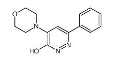 5-morpholin-4-yl-3-phenyl-1H-pyridazin-6-one Structure