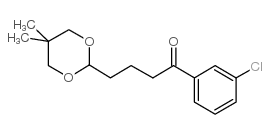 3'-CHLORO-4-(5,5-DIMETHYL-1,3-DIOXAN-2-YL)BUTYROPHENONE picture