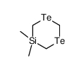 5,5-dimethyl-1,3,5-ditellurasilinane Structure