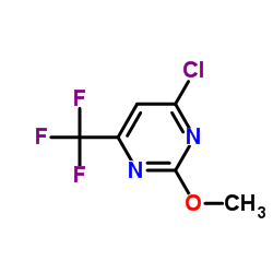 4-Chloro-2-methoxy-6-(trifluoromethyl)pyrimidine Structure