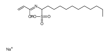 sodium [(1-oxoallyl)amino]dodecane-1-sulphonate structure