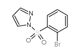 1-(2-溴苯基磺酰基)-1H-吡唑结构式