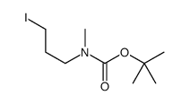 tert-butyl N-(3-iodopropyl)-N-methylcarbamate Structure