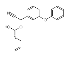 [cyano-(3-phenoxyphenyl)methyl] N-prop-2-enylcarbamate结构式