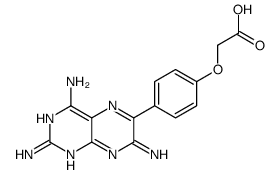 2-[4-(2,4,7-triaminopteridin-6-yl)phenoxy]acetic acid结构式