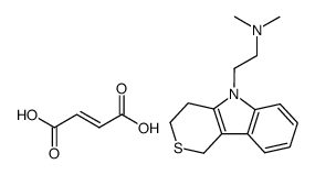 N-(2-Dimethylamino-ethyl)-penthienoindole-fumarate Structure