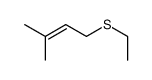 1-ethylsulfanyl-3-methylbut-2-ene Structure