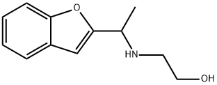 2-((1-(Benzofuran-2-yl)ethyl)amino)ethan-1-ol Structure