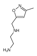 1,2-Ethanediamine,N-[(3-methyl-5-isoxazolyl)methyl]-(9CI) structure