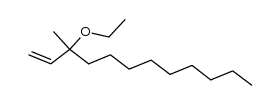 3-ethoxy-3-methyldodec-1-ene Structure