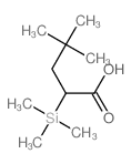 Pentanoic acid,4,4-dimethyl-2-(trimethylsilyl)- Structure