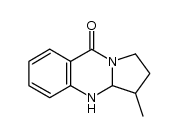 2,3,4a,4-tetrahydro-3-methylpyrrolo[2,1-b]quinazolin-9-(1H)-one Structure