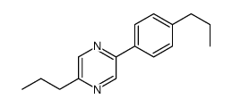 2-propyl-5-(4-propylphenyl)pyrazine Structure