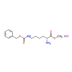 H-D-Lys(z)-Ome HCl Structure