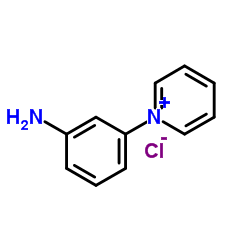 1-(3-Aminophenyl)pyridin-1-ium chloride Structure