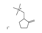 trimethyl((2-methylenecyclopentyl)methyl)ammonium iodide结构式