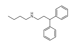 N-(3,3-diphenylpropyl)butan-1-amine结构式