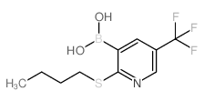 2-丁基硫代-5-三氟甲基吡啶-3-硼酸图片