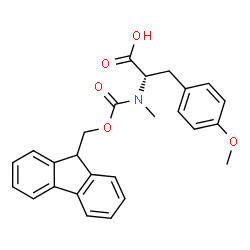 Fmoc-N-Me-Tyr(Me)-OH Structure