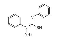 2,4-二苯基-3-氨基硫脲结构式