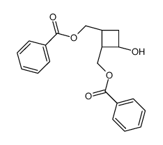 (1S,2S,3S)-2,3-Bis(benzoyloxymethyl)cyclobutanol structure