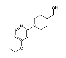 [1-(6-Ethoxy-pyrimidin-4-yl)-piperidin-4-yl]-Methanol structure