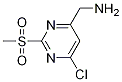 6-Chloro-N-methyl-2-(methylsulfonyl)pyrimidin-4-amine structure