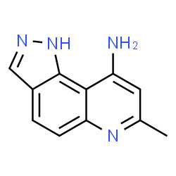 7-Methyl-1H-pyrazolo[3,4-f]quinolin-9-amine Structure