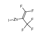 (perfluoroprop-1-en-2-yl)zinc(II) iodide结构式