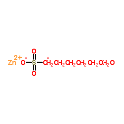 zinc sulfate hydrate Structure