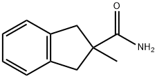 2-Methyl-indan-2-carboxylic acid amide Structure