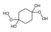 1,4-dihydroperoxycyclohexane-1,4-diol结构式