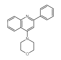 Quinoline,4-(4-morpholinyl)-2-phenyl-结构式