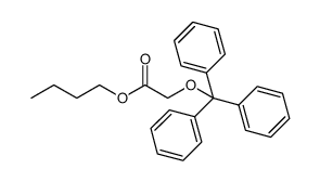 butyl 2-(trityloxy)acetate结构式