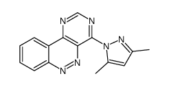 4-(3,5-dimethylpyrazol-1-yl)pyrimido[5,4-c]cinnoline结构式