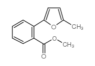 2-(5-METHYL-FURAN-2-YL)-BENZOIC ACID METHYL ESTER Structure