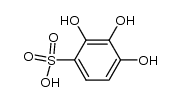 2,3,4-trihydroxy-benzenesulfonic acid Structure