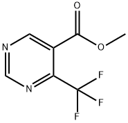 4-(三氟甲基)嘧啶-5-羧酸甲酯结构式