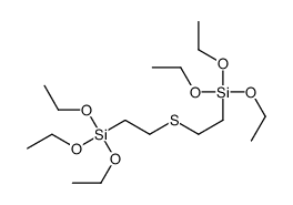 triethoxy-[2-(2-triethoxysilylethylsulfanyl)ethyl]silane Structure