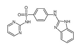 4-(1H-benzimidazol-2-ylamino)-N-pyrimidin-2-ylbenzenesulfonamide Structure