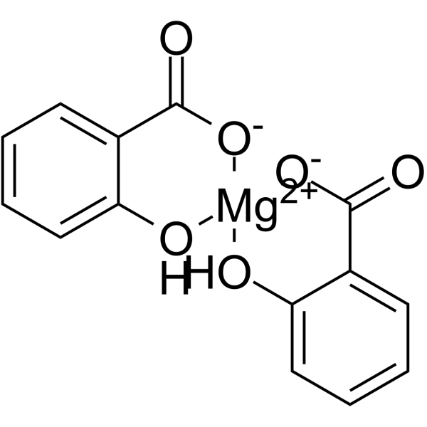 水杨酸镁结构式
