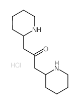 1,3-bis(2-piperidyl)propan-2-one Structure