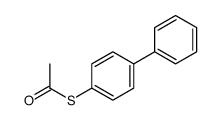 S-(4-phenylphenyl) ethanethioate结构式