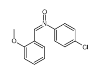 (4-Chlorophenyl)(2-methoxybenzylidene)azane oxide Structure