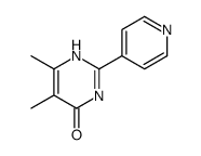 5,6-Dimethyl-4-hydroxy-2-(pyridin-4-yl)pyrimidine structure