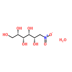 1-Deoxy-1-nitro-L-iditol hemihydrate structure