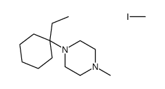 1-(1-ethylcyclohexyl)-4-methylpiperazine,iodomethane Structure